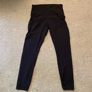 lululemon leggings, 7/8, size 6